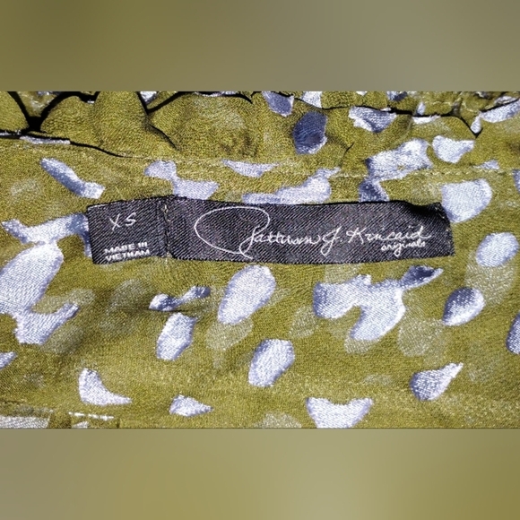 SHEER CUT VELVET CHIFFON BLOUSE - Picture 2 of 10